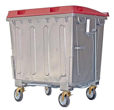 four-wheeled-metal-bins